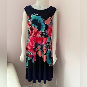 Floral Kasper dress